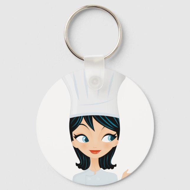 Chef Key Ring (Front)