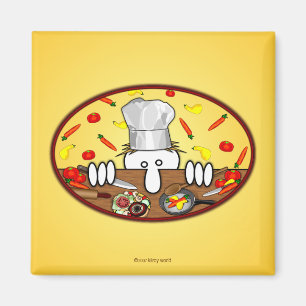 Chef Kilroy Magnet