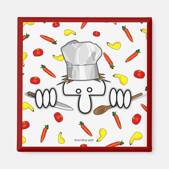 Chef Kilroy Magnet 2 (Front)