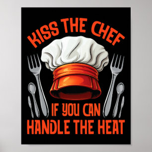 Chef Kiss Cooking Enthusiast Grilling Smoking Poster