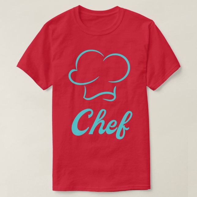 Chef Kitchen Hat Cooking T-Shirt (Design Front)