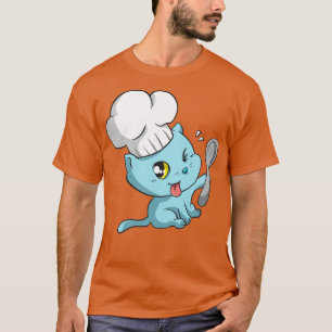 Chef Kitty Funny Cook Cat Lover Cooking T-Shirt