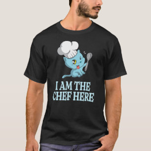 Chef Kitty Funny Cook Saying Cat Lover Cooking T-Shirt