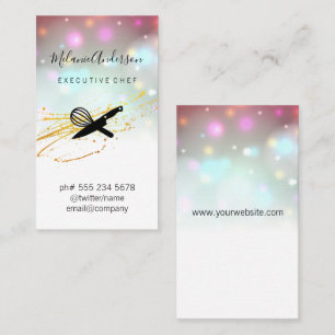 Chef Knife Tool Business Card