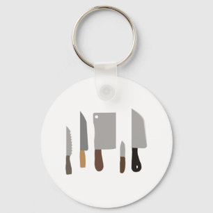 Chef Knives Key Ring