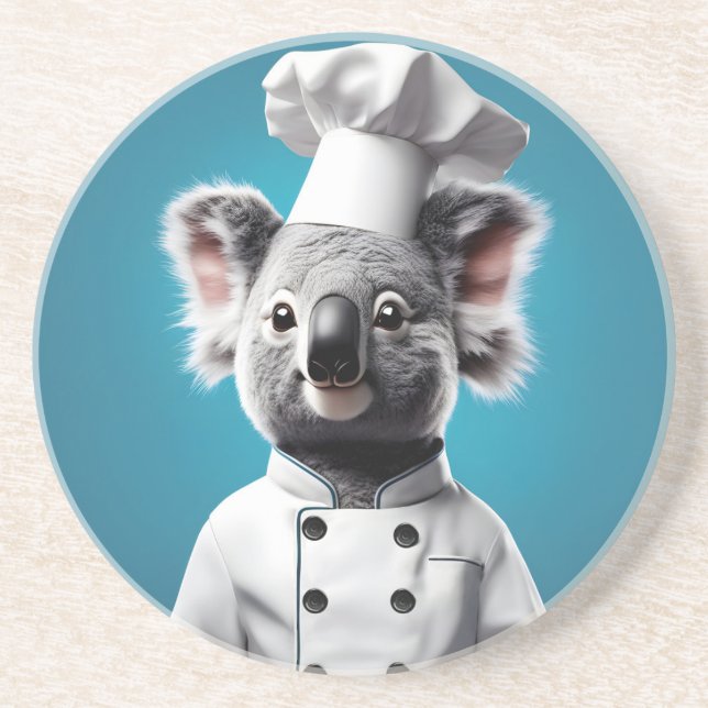 Chef Koala Coaster (Front)