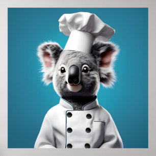 Chef Koala Poster