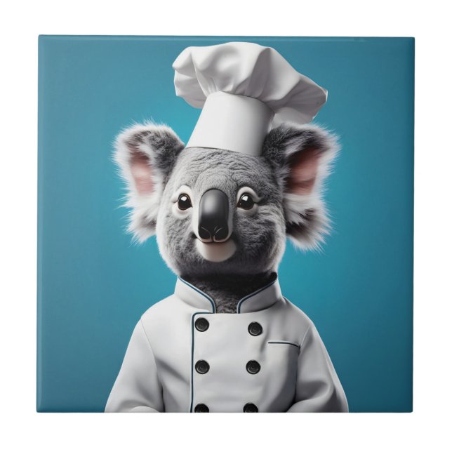 Chef Koala Tile (Front)