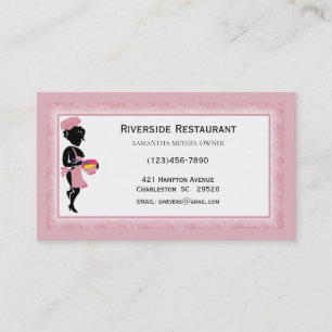 Chef Lady Business Cards