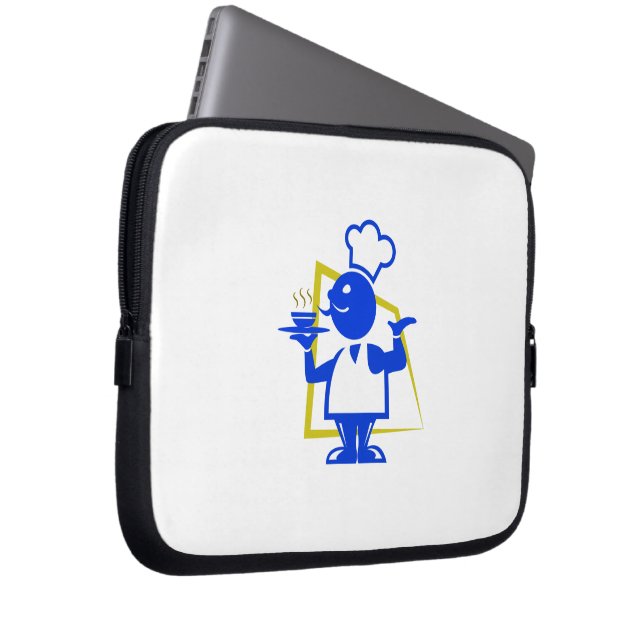 Chef Laptop Sleeve (Front Right)