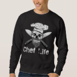 Chef Life Vintage Knives Chef Knife  Culinary Chri Sweatshirt<br><div class="desc">Chef Life Vintage Knives Chef Knife  Culinary Christmas</div>