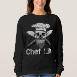 Chef Life Vintage Knives Chef Knife  Culinary Chri Sweatshirt<br><div class="desc">Chef Life Vintage Knives Chef Knife  Culinary Christmas</div>