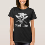 Chef Life Vintage Knives Chef Knife  Culinary Chri T-Shirt<br><div class="desc">Chef Life Vintage Knives Chef Knife  Culinary Christmas</div>