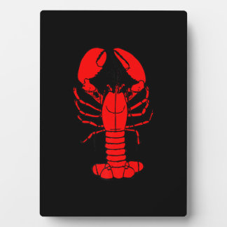 Chef & lobster | Cartoon lobster Lovers Gift Plaque