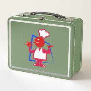 Chef Metal Lunch Box
