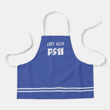 Chef Name and School Logo Personalised Kids
