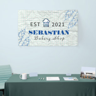  Chef Name Bakery Shop logo Banner
