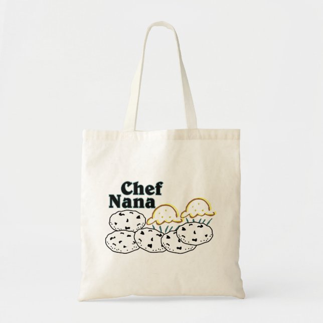 Chef Nana With Cookies & Muffins Tote Bag (Front)
