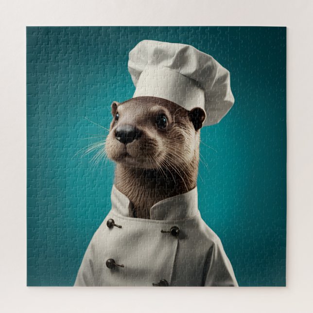 Chef Otter Jigsaw Puzzle (Vertical)