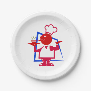 Chef Paper Plate