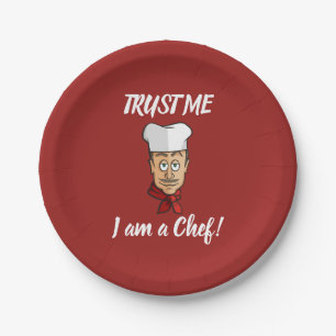 Chef Paper Plate
