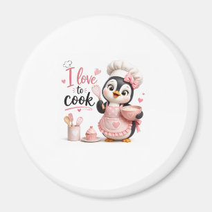Chef Penguin Fridge Magnet