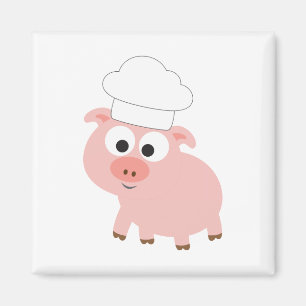 Chef Pig Magnet