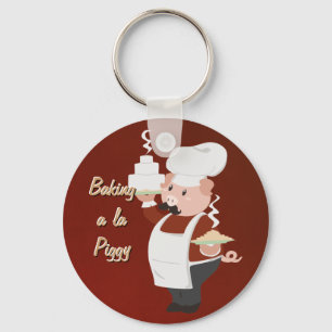 Chef Piggy Keychain