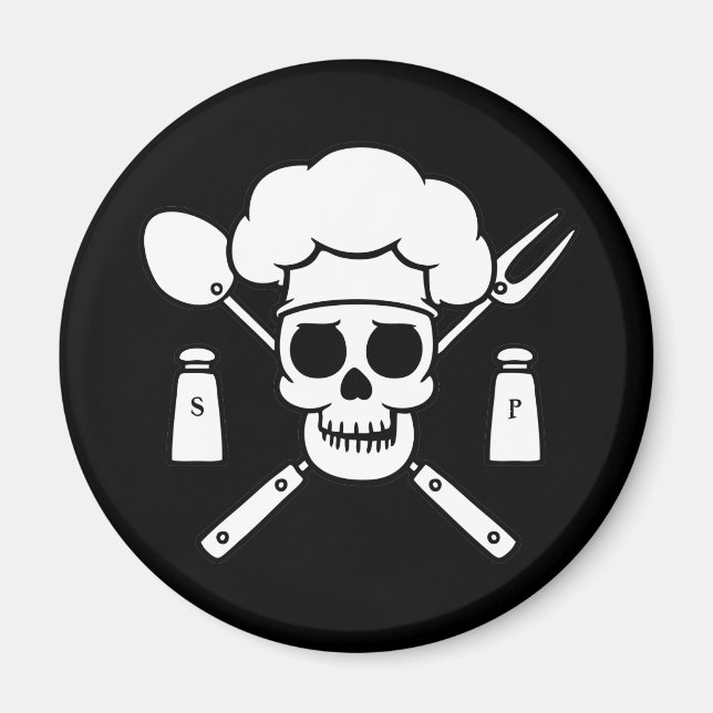 Chef Pirate Magnet (Front)