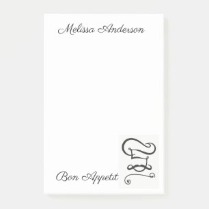 Chef Post-it Notes