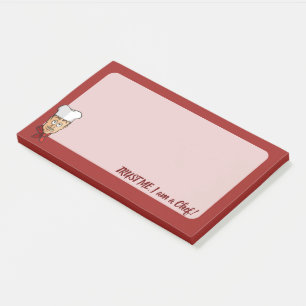 Chef Post-it Notes