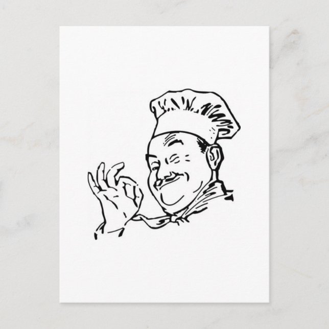 chef postcard (Front)