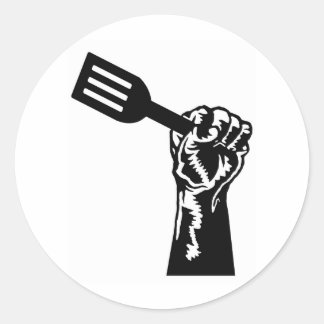 Chef Power Classic Round Sticker