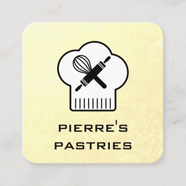 Chef Punch Card (yellow) (Front)