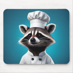 Chef Raccoon Mouse Pad