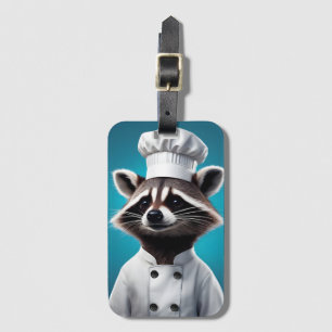 Chef Racoon Luggage Tag