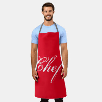 chef red apron