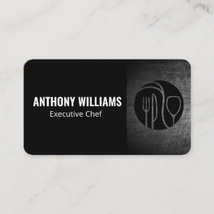 Chef Restaurant Fine Dining Business Card