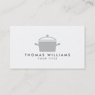 chef, restaurant or catering professional profile business card