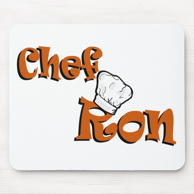 Chef Ron Mouse Pad (Front)