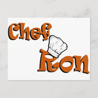 Chef Ron Postcard