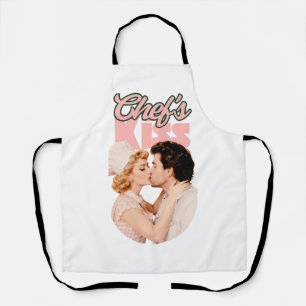 Chef’s Kiss Retro Illustration   Girly Housewife  Apron