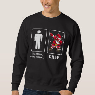 Chef Santa Dab Christmas Sweatshirt