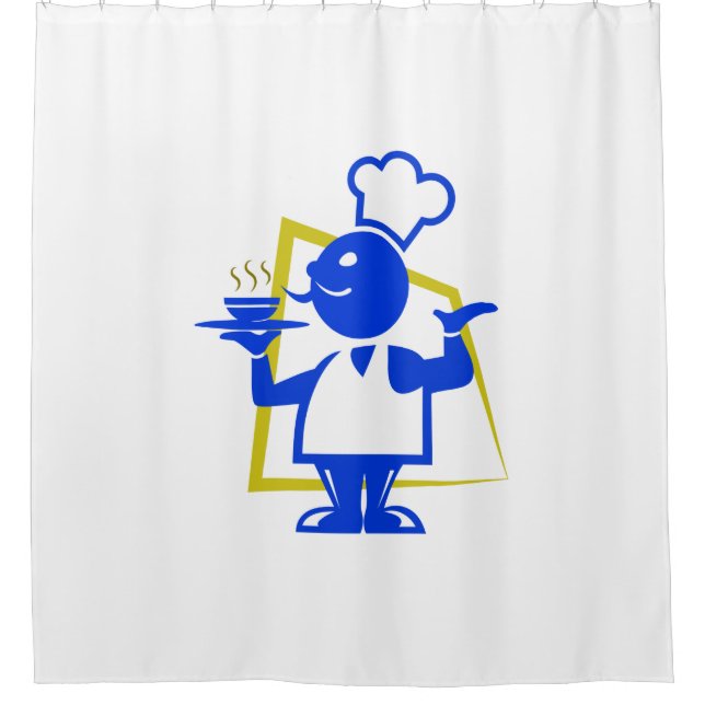 Chef Shower Curtain (Front)