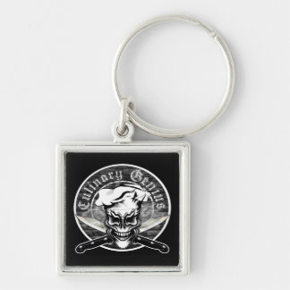 Chef Skull 1 Key Ring