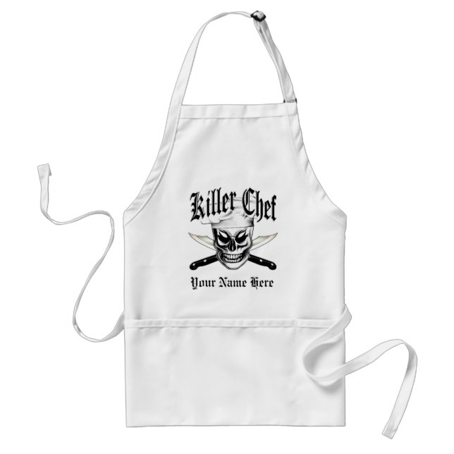 Chef Skull 4: Killer Chef Standard Apron (Front)