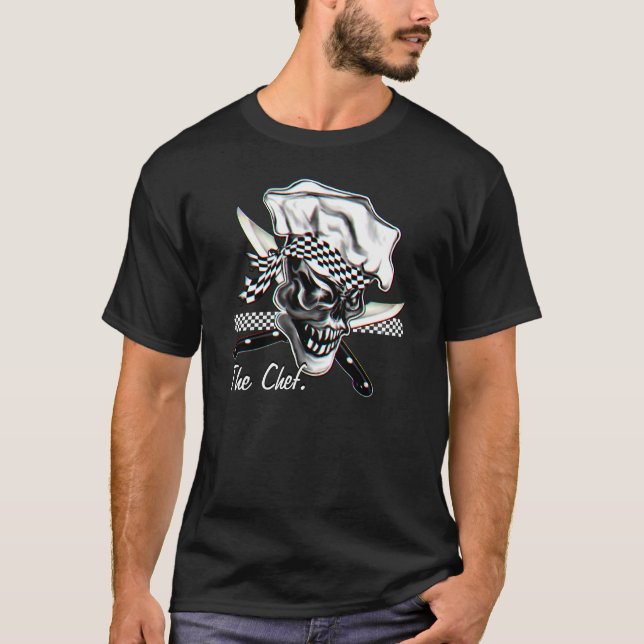 Chef Skull 5 T-Shirt (Front)