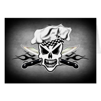 Chef Skull and Flaming Chef Knives 2