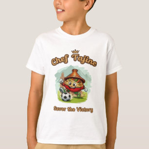 Chef Tajine Soccer Mascot – Funny Moroccan Food T-Shirt