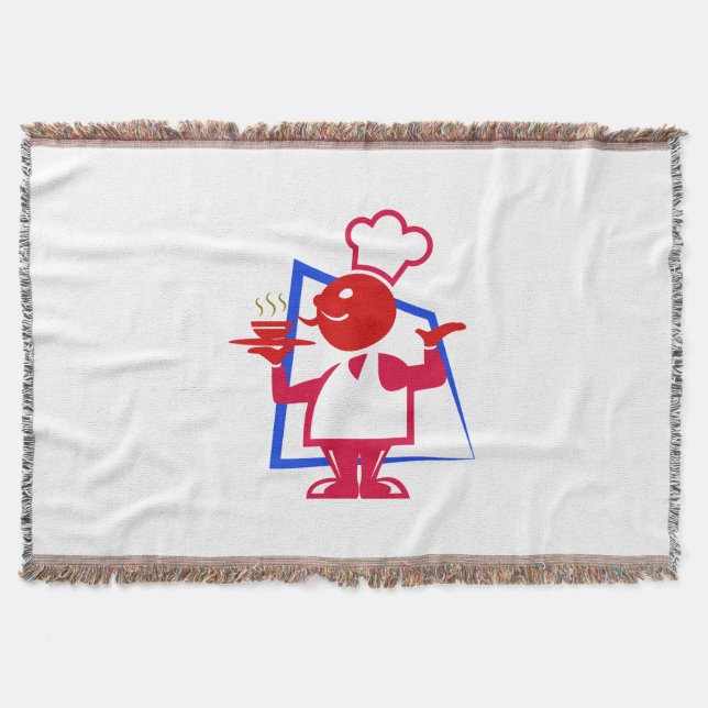 Chef Throw Blanket (Front)